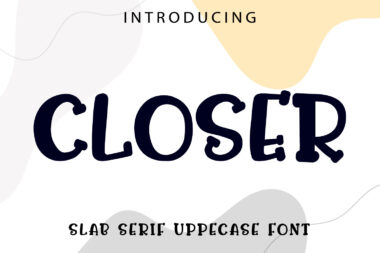 CLOSER thumbnails 01 1 Slab Serif