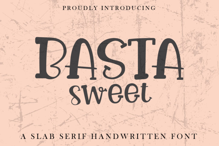 Preveiw01 01 BASTA sweet | Handwritten Font