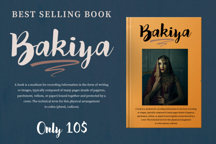 Bakiya preview pic 05 Bakiya | Handwritten Brush Font