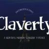 claverty preview 01 Claverty | a modern and neat slab serif font