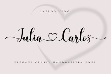 Julia Carlos Preview 01 Script & Handwritten