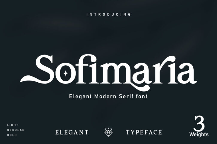 Sofimaria Preview 01 1 Sofimaria | Elegant Modern Serif font
