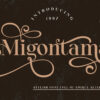 1 01 Migontama | Stylish font full of stunning alternates