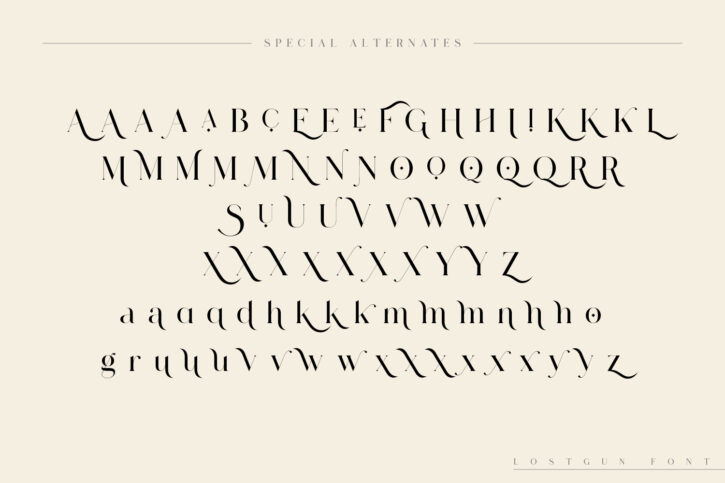 Lostgun Preview 18 Lostgun | Stunning Serif Typeface