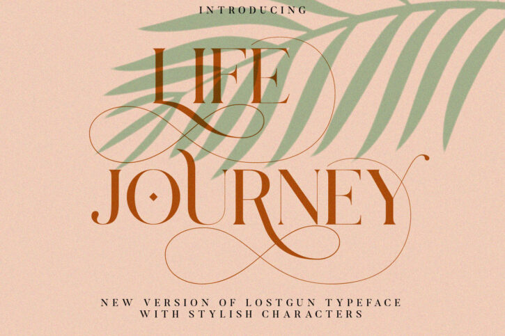 Preview 08 Lostgun Plus | Stylish Typeface